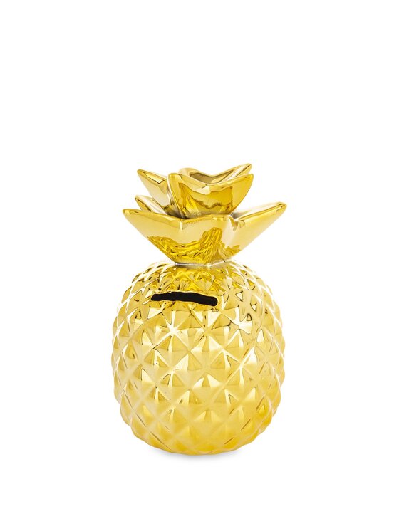 MIAhome MIAhome Skarbonka ceramiczna ANANAS Złoty