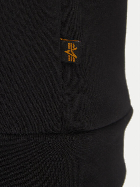 Alpha Industries Alpha Industries Μπλούζα Small Logo 156305 Μαύρο Regular Fit