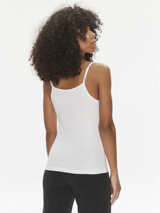 Tommy Hilfiger Tommy Hilfiger Комплект 2 блузи без ръкави UW0UW04891 Сив Slim Fit