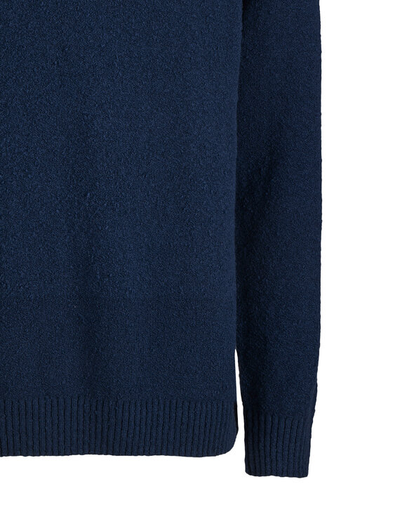 Jack & Jones Jack & Jones Sweater Point 12287316 Kék Relaxed Fit