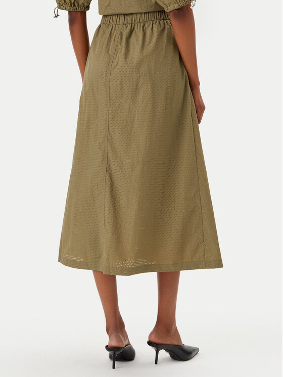 DKNY DKNY Trapez suknja P5BNSAFC Zelena Regular Fit