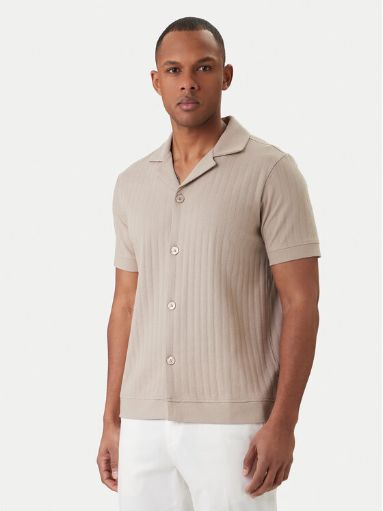 JOOP! JOOP! Hemd Juanmanuel 30101936 Beige Regular Fit