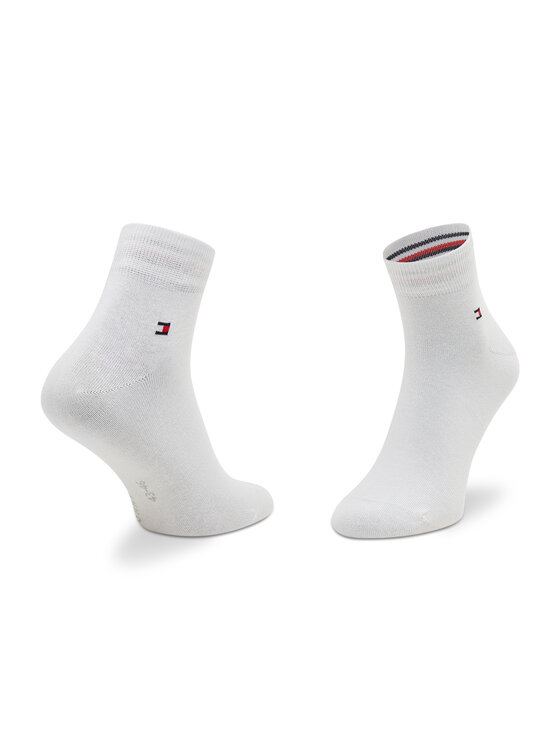 Tommy Hilfiger Tommy Hilfiger Набір 2 пар низьких шкарпеток unisex 342025001 Білий