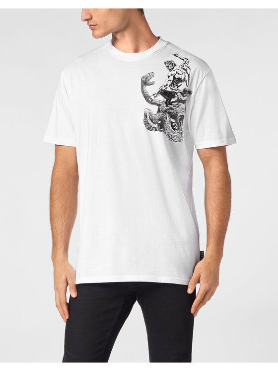 PHILIPP PLEIN PHILIPP PLEIN T-shirt 9421 Bianco Regular Fit