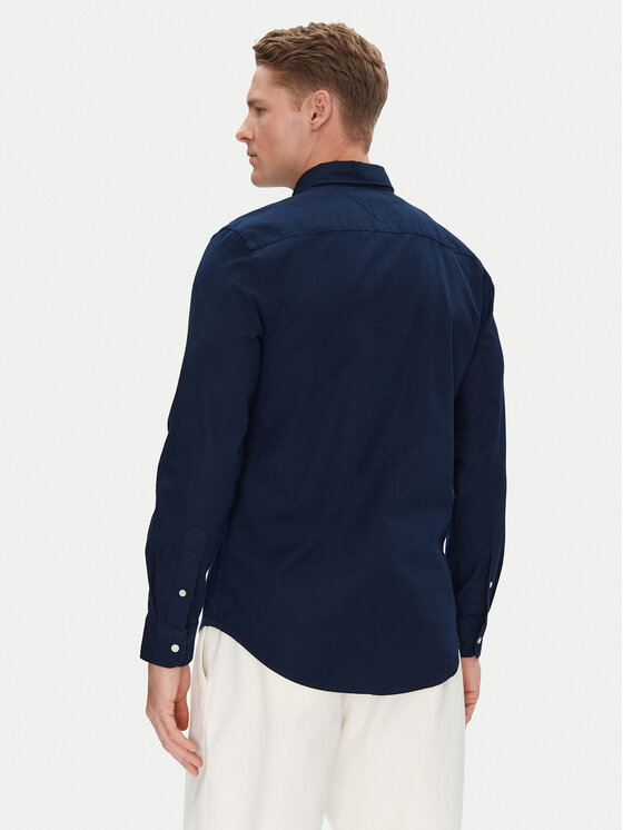 Tommy Hilfiger Tommy Hilfiger Риза MW0MW38556 Тъмносин Slim Fit