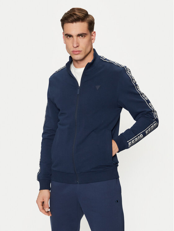 Guess Guess Bluză Z2YQ12 K6ZS1 Bleumarin Regular Fit