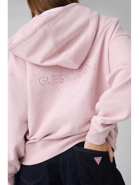 Guess Guess Mikina 183276 Fialová Classic Fit