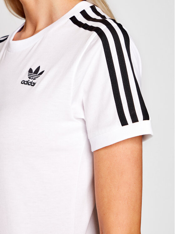 adidas adidas T-Shirt adicolor Classics 3-Stripes GN2913 Λευκό Regular Fit