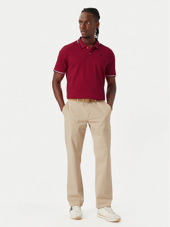Beverly Hills Polo Club Beverly Hills Polo Club Pólóing P-SS26M-P2525 Piros Regular Fit