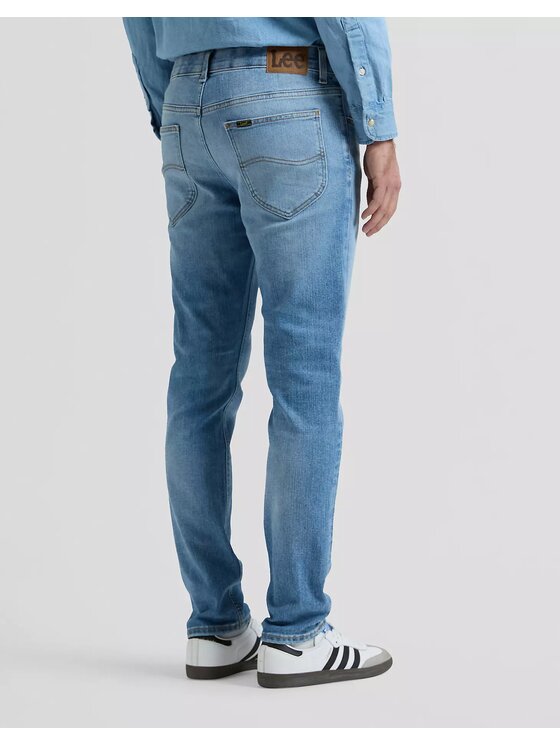 Lee Lee Jeansy LUKE Niebieski Slim Fit