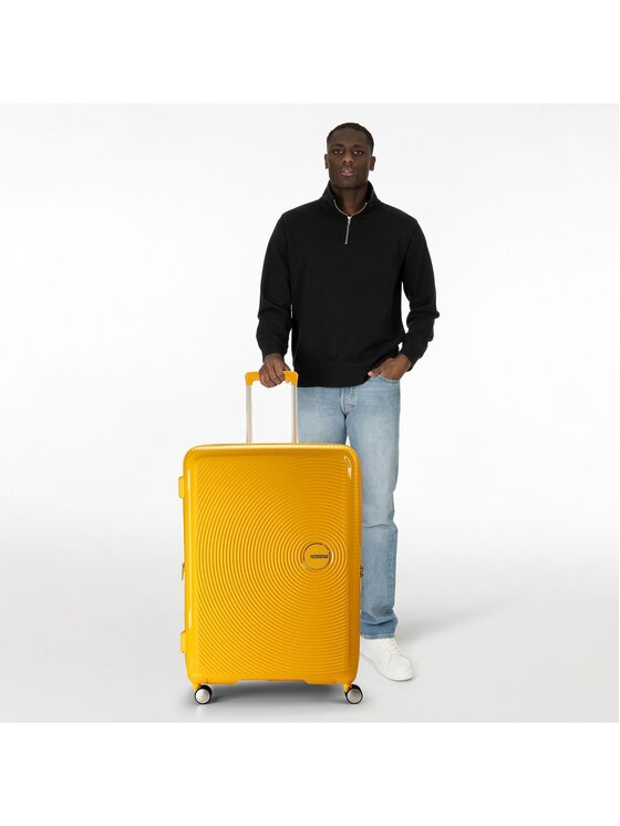 American Tourister American Tourister Walizka średnia 327521 Żółty