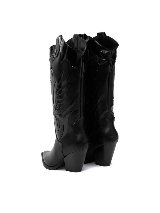 DeeZee DeeZee Καουμπόικες Μπότες & Μποτάκια W3LH170101 Μαύρο