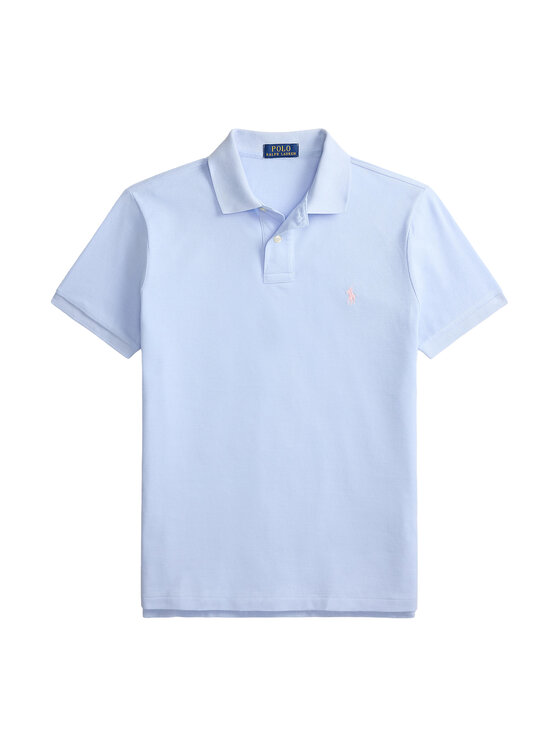 Polo Ralph Lauren Polo Ralph Lauren Тениска с яка и копчета 710536856513 Светлосин Regular Fit