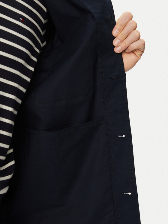 Tommy Hilfiger Tommy Hilfiger Πουκαμισοτζάκετ Blend MW0MW43471 Σκούρο μπλε Regular Fit
