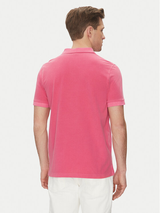 JOOP! Jeans JOOP! Jeans Тениска с яка и копчета 15 JJJ-02Ambrosian 30045619 Розов Modern Fit