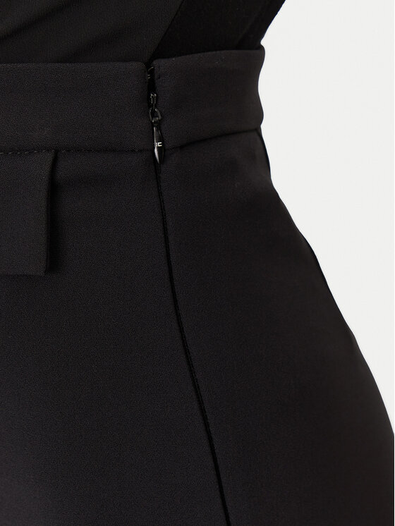 Elisabetta Franchi Elisabetta Franchi Riidest püksid PA-078-51E2-V300 Must Regular Fit