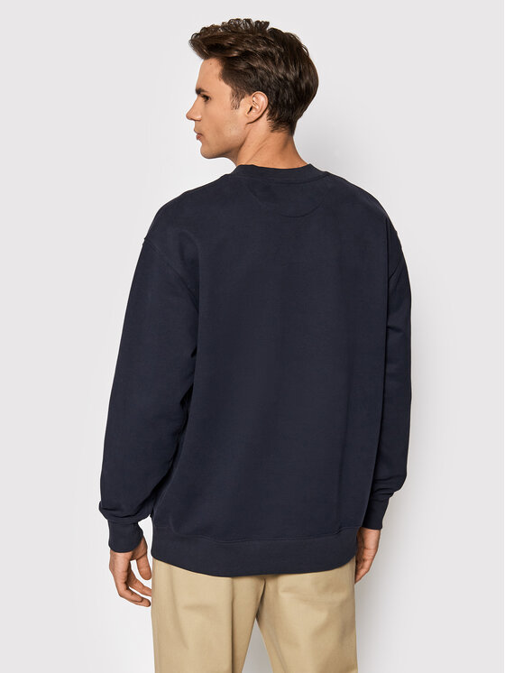 Gant Sweatshirt Royal Chest 2046086 Dunkelblau Relaxed Fit | Modivo.de