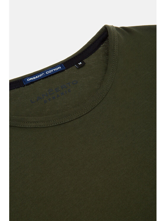 Lancerto Lancerto T-Shirt Daniel TS124121000032 Zielony Regular Fit