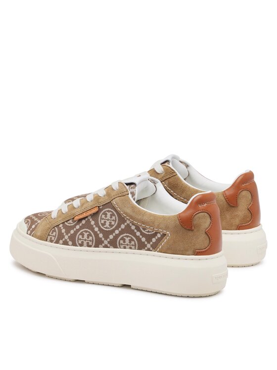 Tory Burch Tory Burch Sneakersy Monogram Ladybug 150229 Hnědá