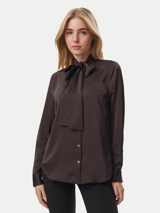 MICHAEL Michael Kors MICHAEL Michael Kors Πουκάμισο MF640I8AYJ Σκούρο καφέ Regular Fit
