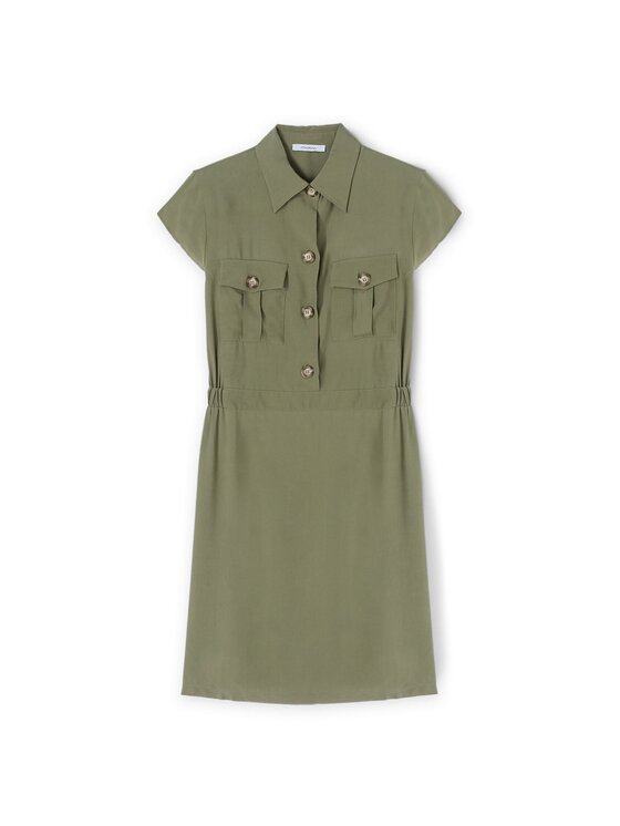 Motivi Motivi Vestito da giorno 7136Q103319N035 Verde Regular Fit