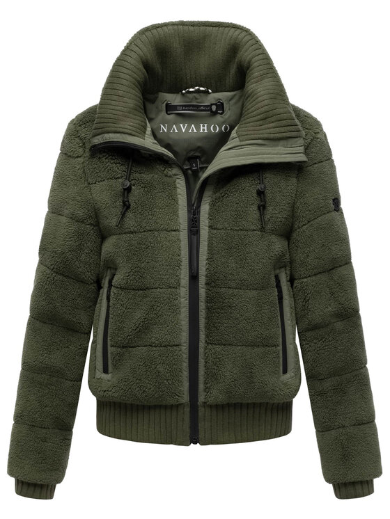 Navahoo Navahoo Kurtka zimowa Schneepuder Zielony Regular Fit