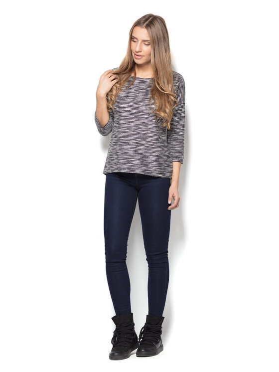 Lenitif Lenitif Bluzka K304 Szary Regular Fit