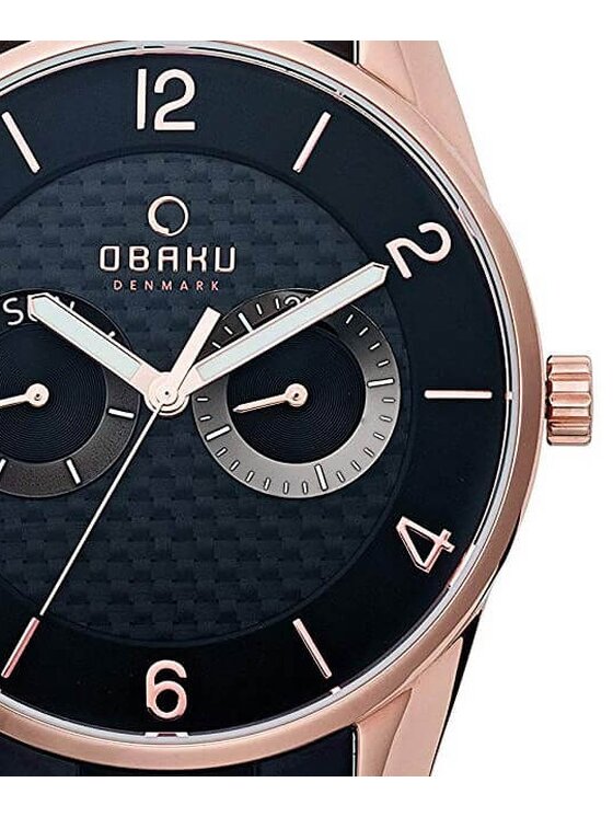 Obaku Obaku Hodinky V171GMVBSB Čierna