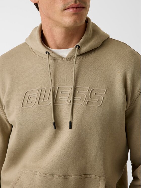 Guess Guess Bluza 180928 Beżowy Classic Fit