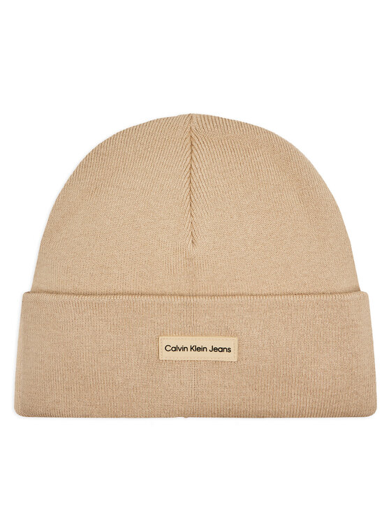 Calvin Klein Jeans Calvin Klein Jeans Шапкa Inst Patch Beanie K50K512142 Бежевий