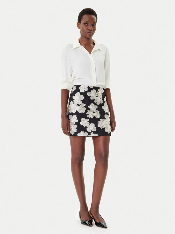 French Connection French Connection Miniszoknya 73ZAX Fekete Slim Fit