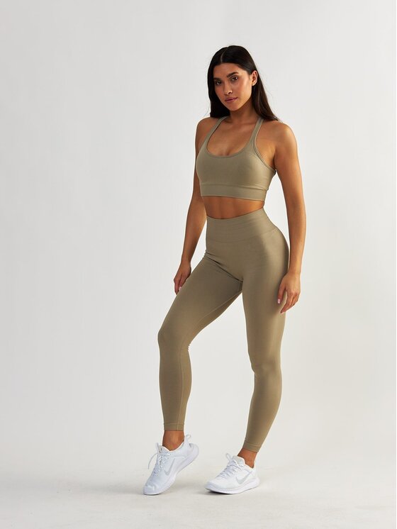 BeShaped BeShaped Biustonosz sportowy Gym Queen Beżowy