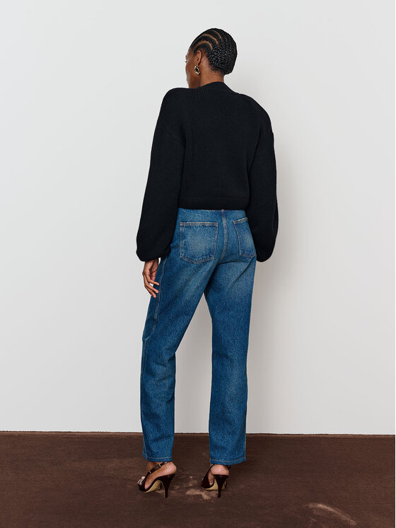 La Mania La Mania Sweter MARI 2 Czarny Classic Fit