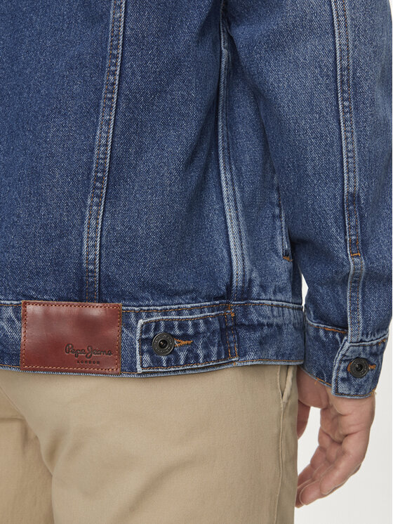 Pepe Jeans Pepe Jeans Kurtka jeansowa Pinners PM402715 Niebieski Regular Fit