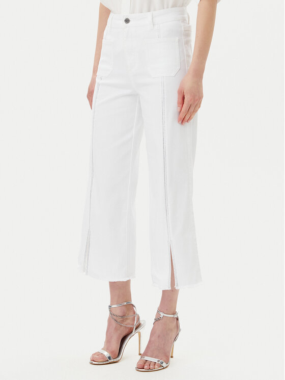 Joseph Ribkoff Culottes nohavice 251901 Biela Regular Fit