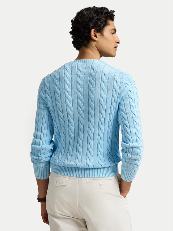 Polo Ralph Lauren Polo Ralph Lauren Sweter 710965867005 Błękitny Regular Fit