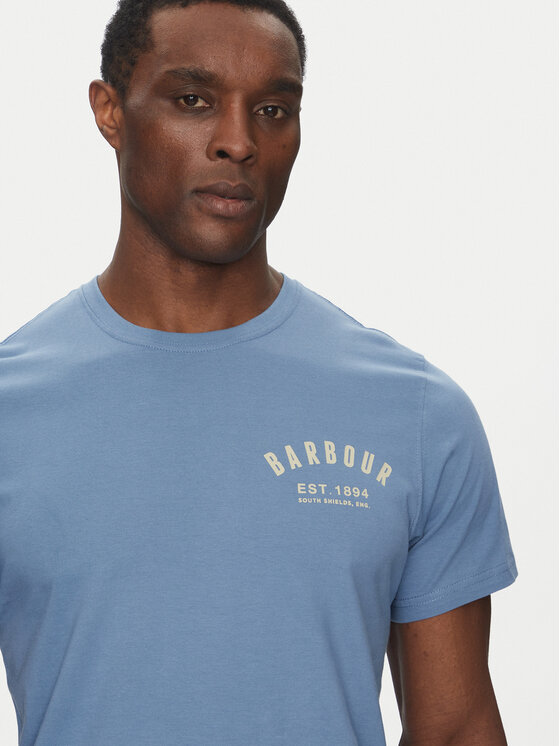 Barbour Barbour Tričko Preppy MTS0502BU27 Modrá Tailored Fit