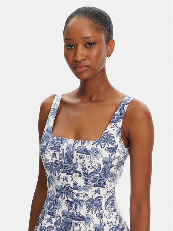 STAUD STAUD Rochie de vară Wells 148-7502 Albastru Regular Fit