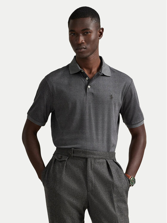 Polo Ralph Lauren Tricou polo 710P07351001 Gri Slim Fit