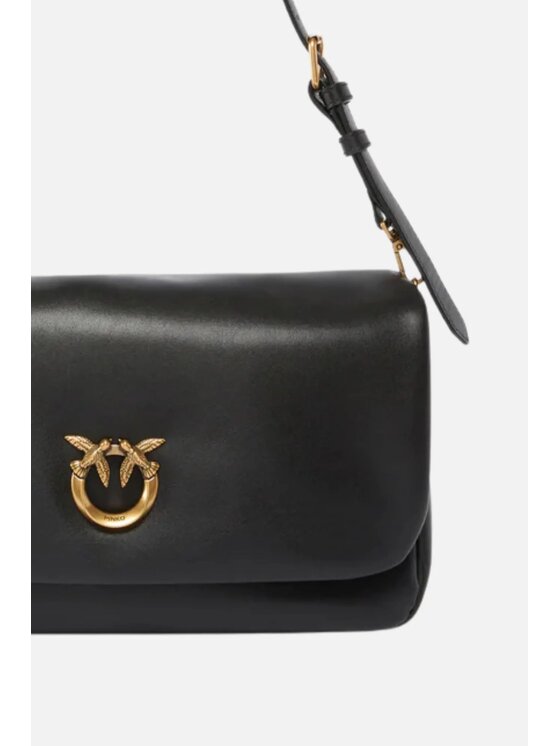 PINKO PINKO Torebka Click Soft Horizontal Handle Czarny