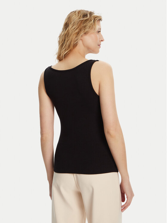 Morgan Morgan Marškinėliai 251-DOUBI Juoda Slim Fit