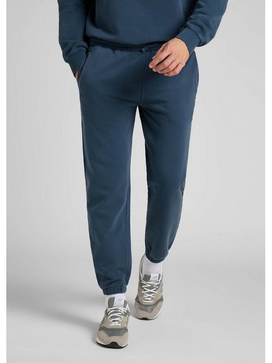 Lee Lee Spodnie dresowe SWEAT PANT Niebieski Loose Fit