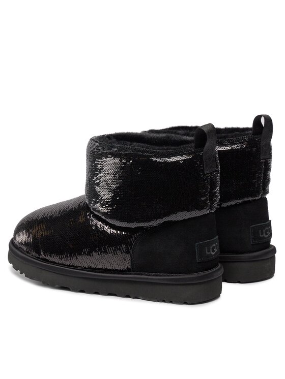 Ugg Stivali da neve W Classic Mini Mirror Ball 1151291 Nero Modivo