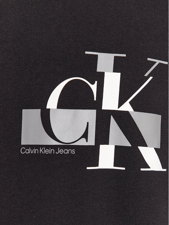 Calvin Klein Jeans Calvin Klein Jeans Суитшърт J30J324092 Черен Regular Fit