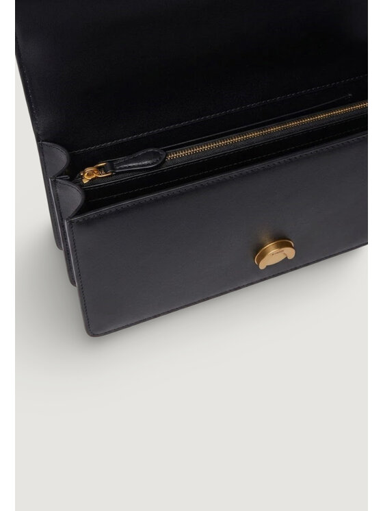PINKO PINKO Τσάντα LOVE ONE MINI NEW BUCKLE VITEL Μαύρο