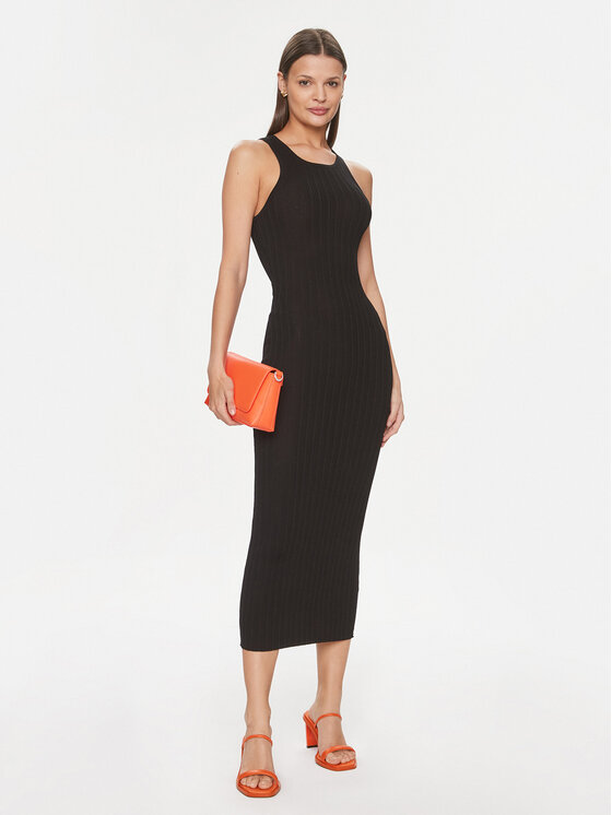 Silvian Heach Silvian Heach Hétköznapi ruha GPP24020VE Fekete Bodycon Fit