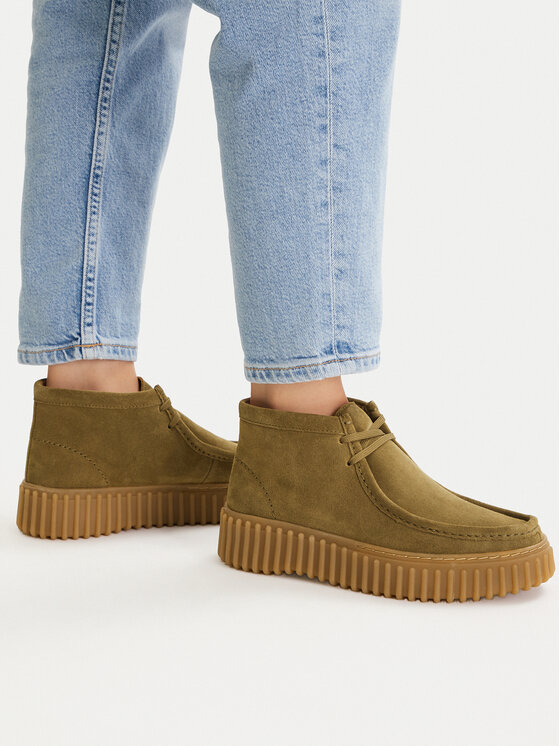 Clarks Clarks Gležnjače Torhill Moss 26183872 Kaki