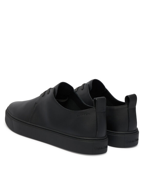 Calvin Klein Calvin Klein Sneakersy Hybrid Clean Cup Derby Lth HM0HM02011 Čierna