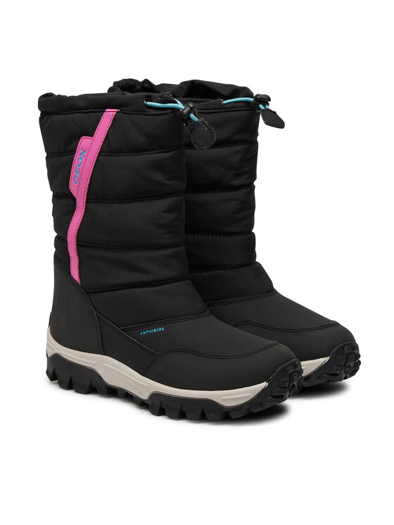 Geox Geox Μπότες Χιονιού J Himalaya Girl B Ab J26FTA 0FU54 C0922 S Μαύρο