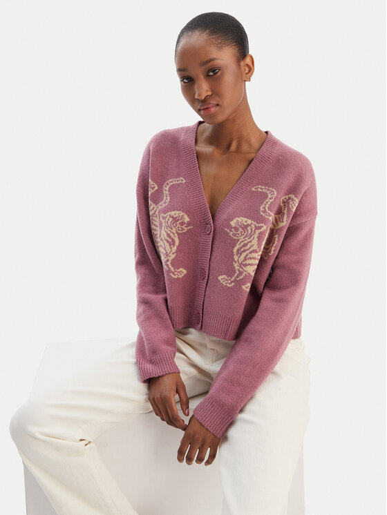 RVCA RVCA Cardigan EVJSW03002 Violet Relaxed Fit